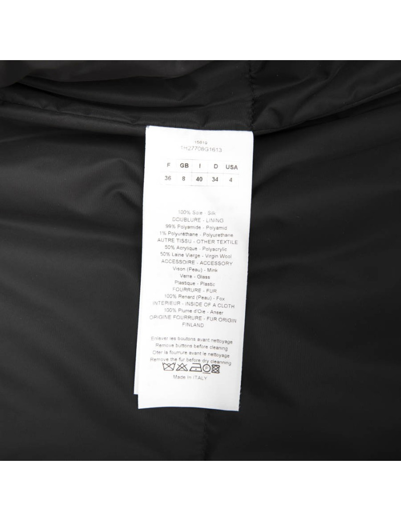 Doudoune CHRISTIAN DIOR violet moiré