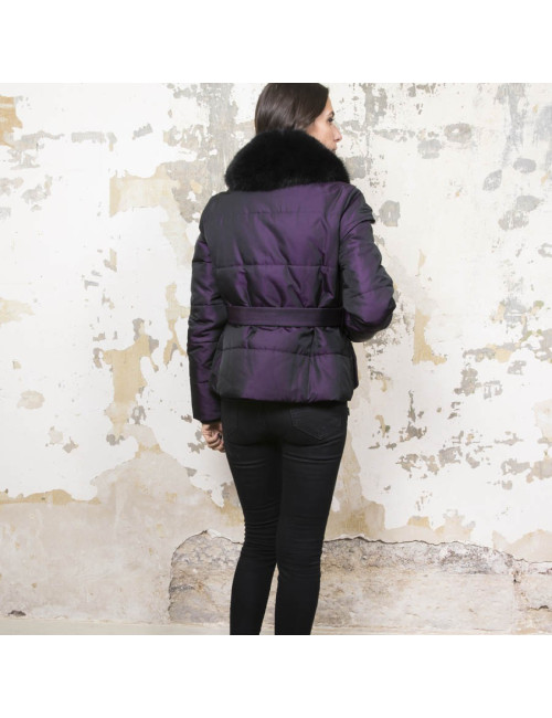 Doudoune CHRISTIAN DIOR violet moiré