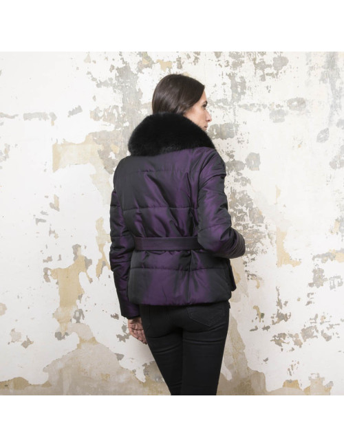 Doudoune CHRISTIAN DIOR violet moiré