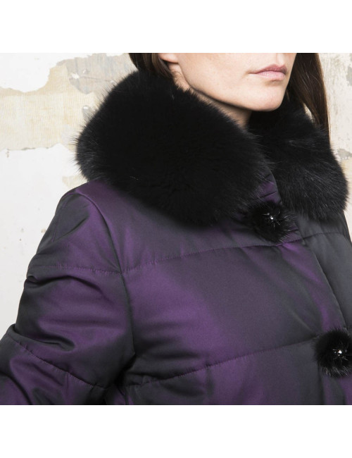 Doudoune CHRISTIAN DIOR violet moiré