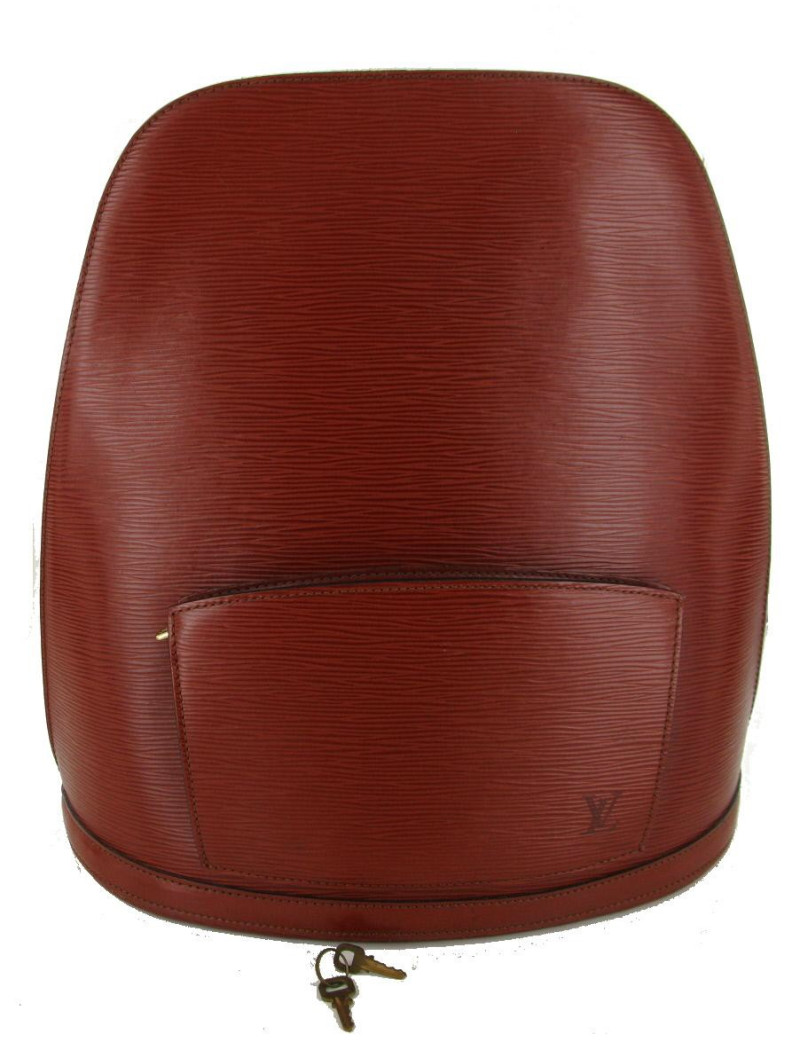 Sac à dos LOUIS VUITTON en cuir épi cacao