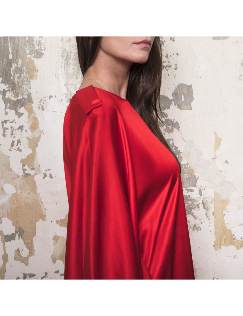 GIVENCHY Blouse 38FR in red silk