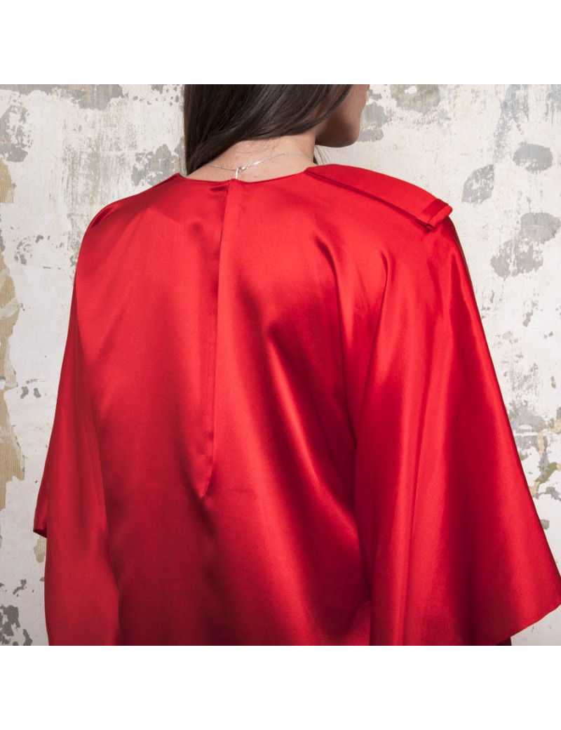 GIVENCHY Blouse 38FR in red silk