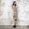 CHANEL dress in tweed and faux fur size 38FR 