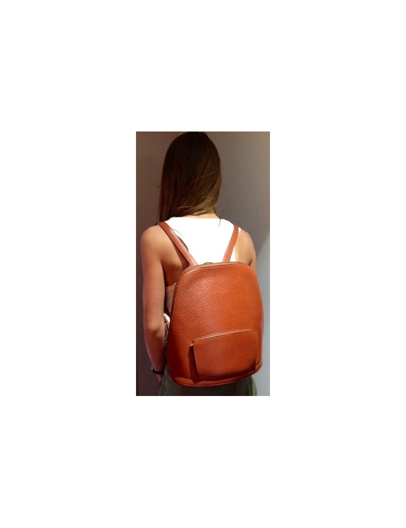 Sac à dos LOUIS VUITTON en cuir épi cacao