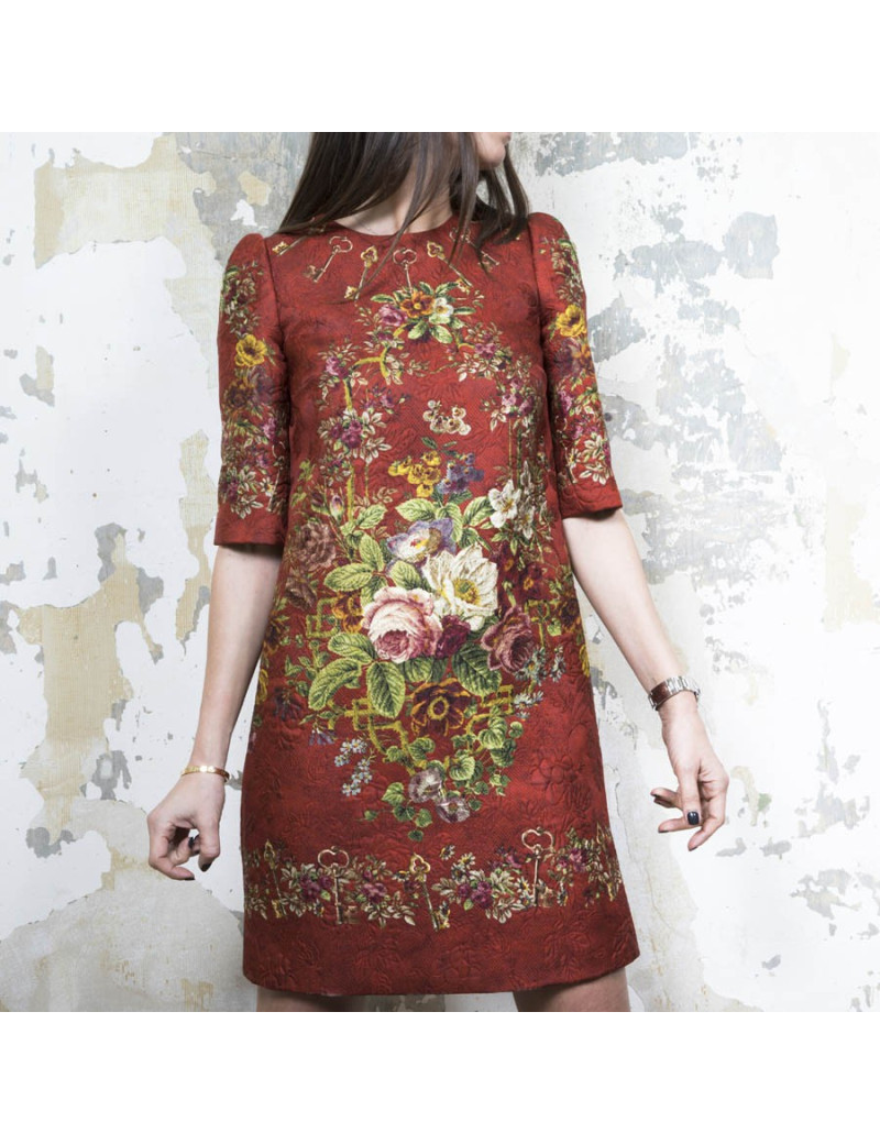 Robe DOLCE & GABBANA T 36  imprimé fleuri