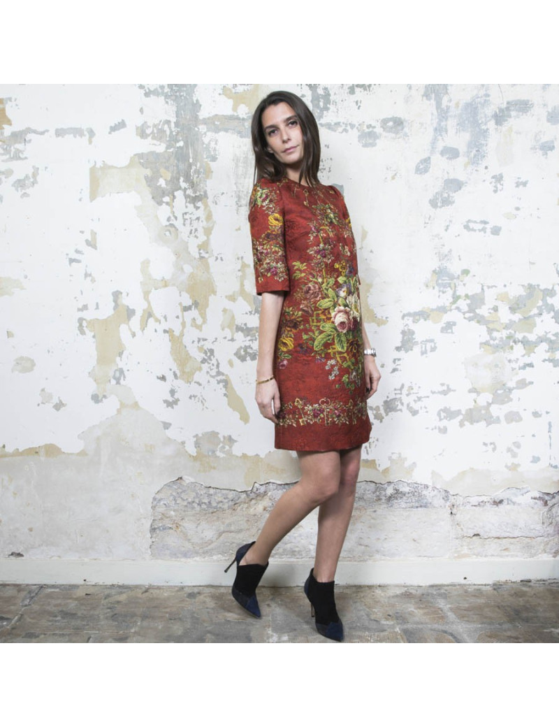 Robe DOLCE & GABBANA T 36  imprimé fleuri