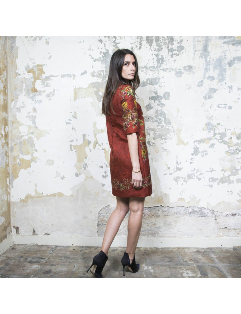 Robe DOLCE & GABBANA T 36  imprimé fleuri