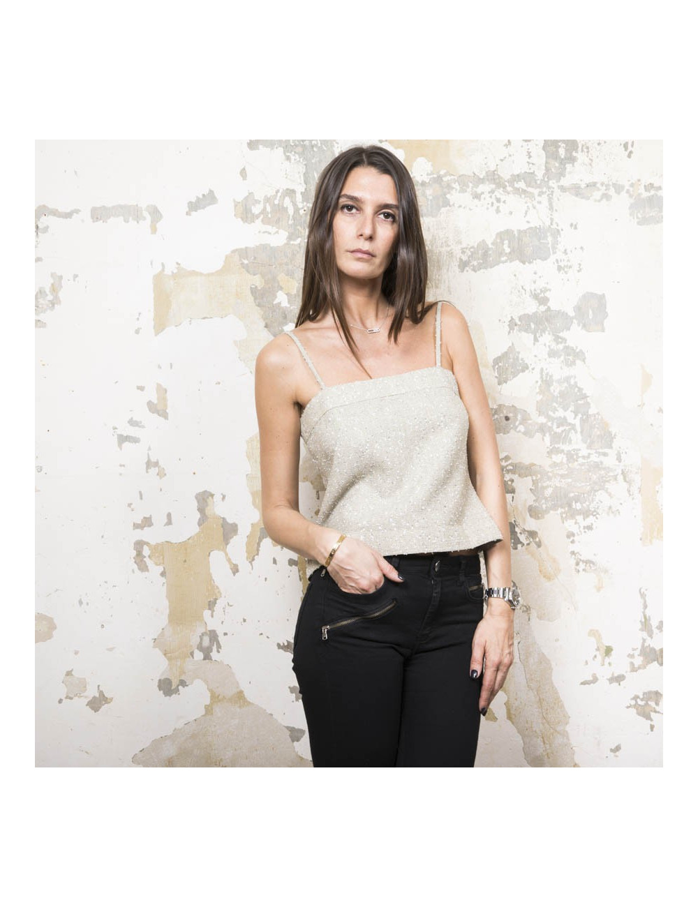 Veste et haut T 38 CHANEL 