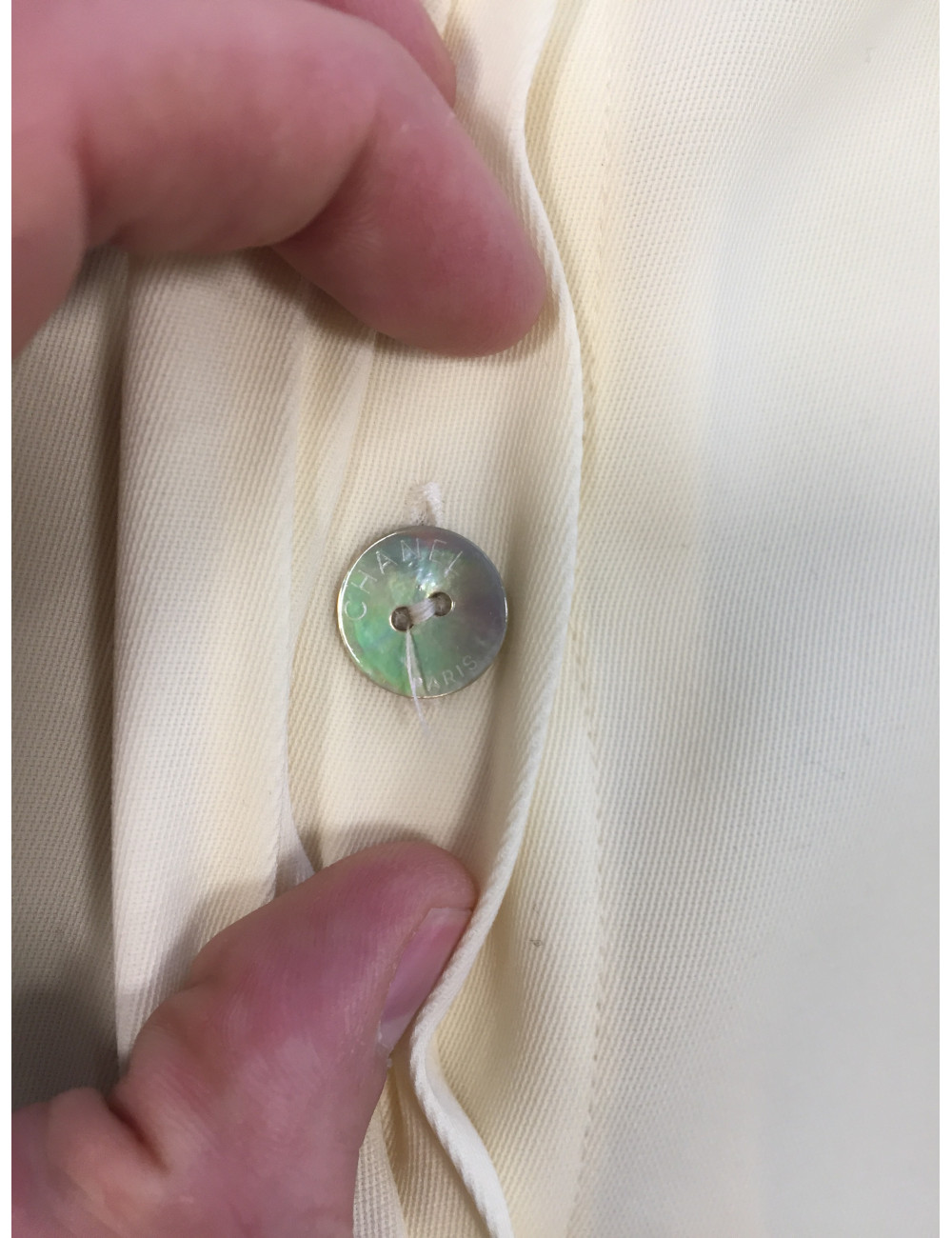 Blouse CHANEL  t 44 ivoire