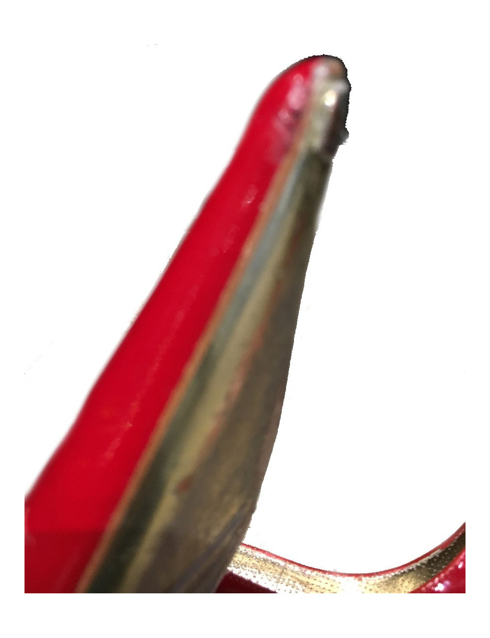 Escarpins GIANMARCO LORENZI T37 cuir verni rouge