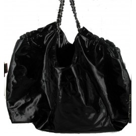 Bag CHANEL GM leather varnish black