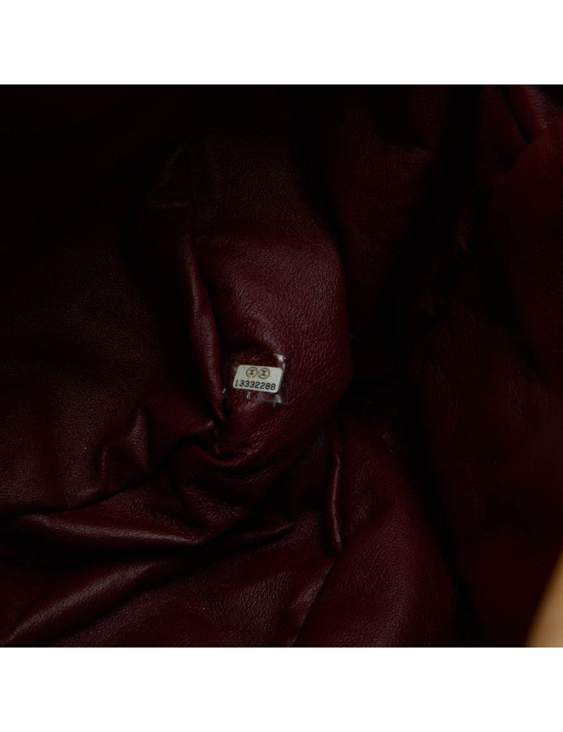 Sac Cocoon CHANEL cuir matelassé  or