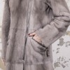 Manteau RIZAL en vison grise