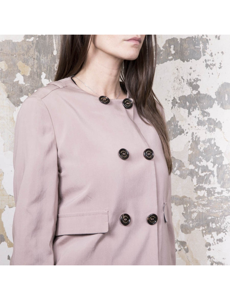 trench T38 BRUNELLO CUCINELLI réversible en soie 