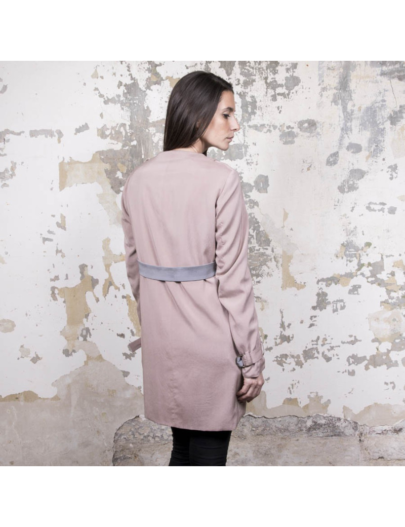 trench T38 BRUNELLO CUCINELLI réversible en soie 