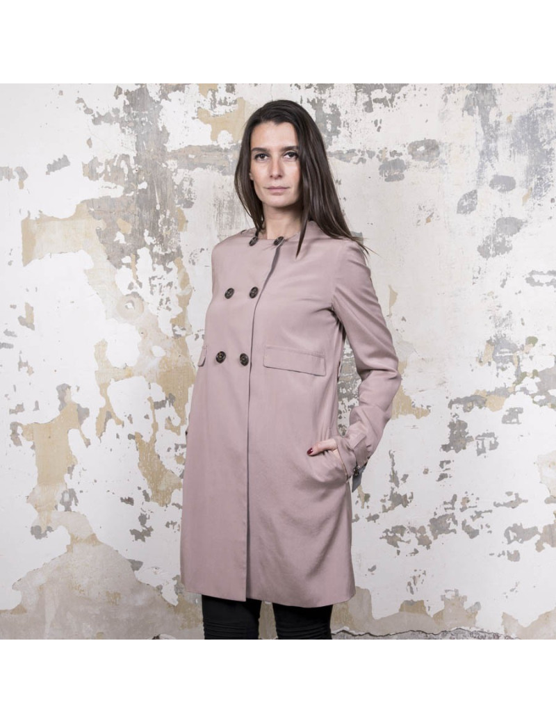 trench T38 BRUNELLO CUCINELLI réversible en soie 