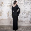 ALAIA long dress in black lycra size S