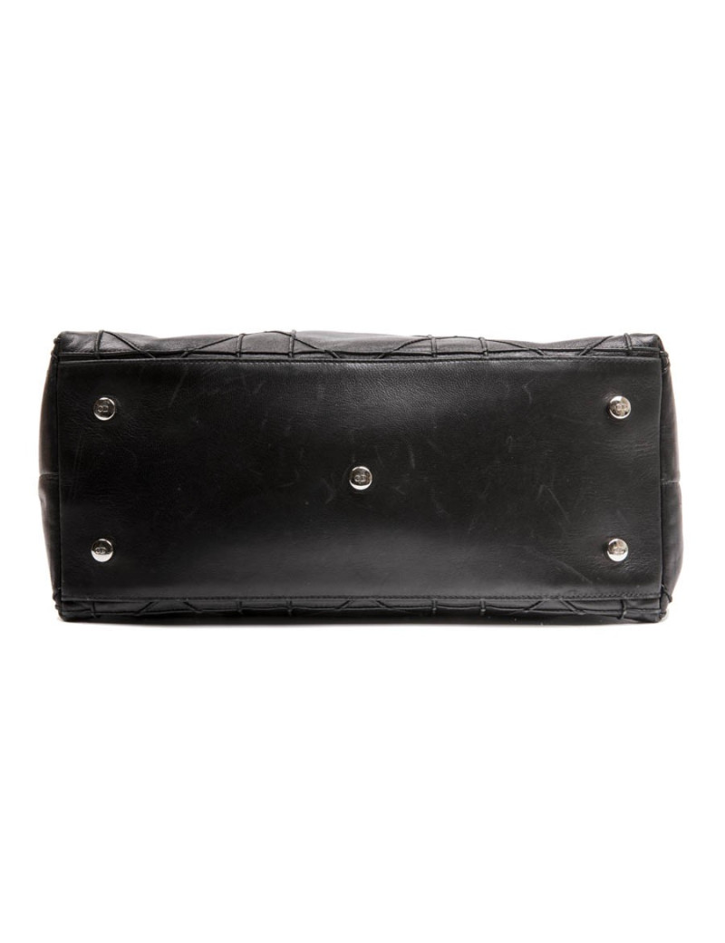 Sac BOTTEGA VENETA cuir tressé marron