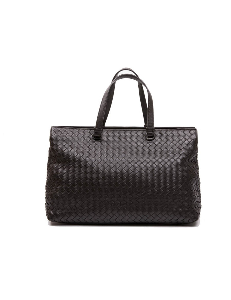 BOTTEGA VENETA tote bag in brown braided leather