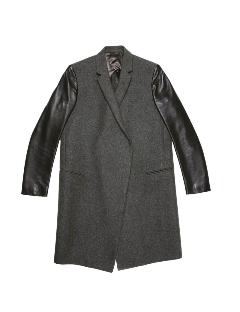 Manteau t 36 CELINE en laine grise 