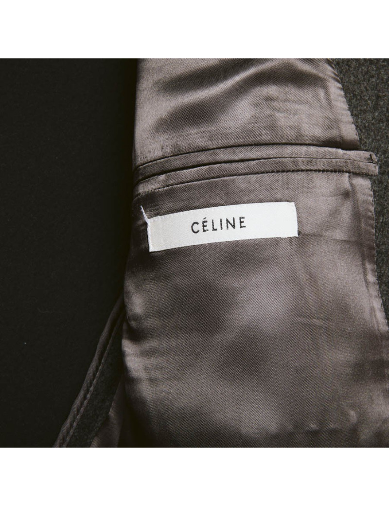 Manteau t 36 CELINE en laine grise 
