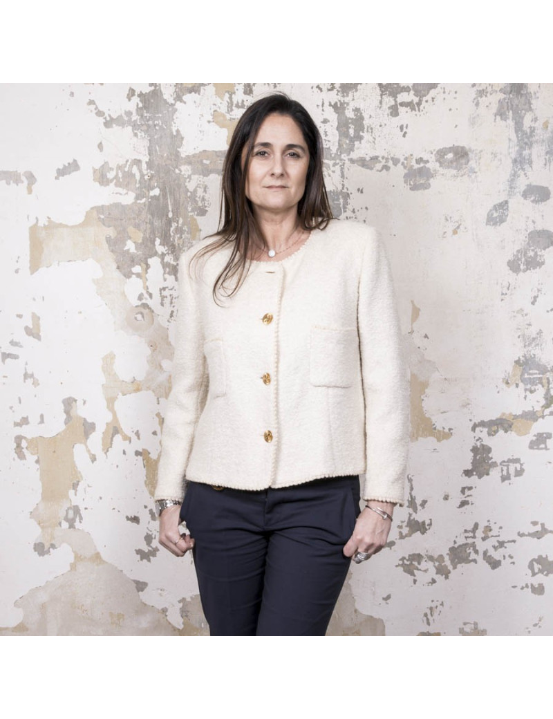 Veste CHANEL Vintage écrue