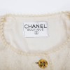 CHANEL Vintage jacket in ecru tweed size 44FR