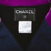 CHANEL caban in blue cashmere, wool and cotton size 42FR