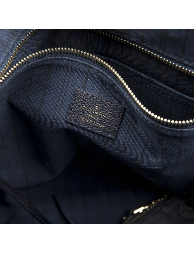 Sac LOUIS VUITTON cuir embossé bleu