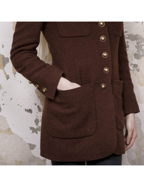 Veste CHANEL T  marron