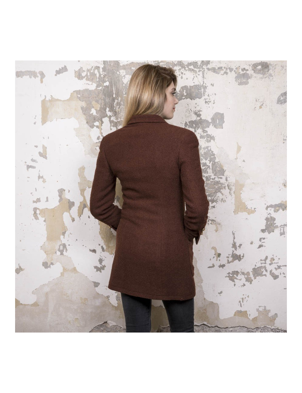 Veste CHANEL T  marron