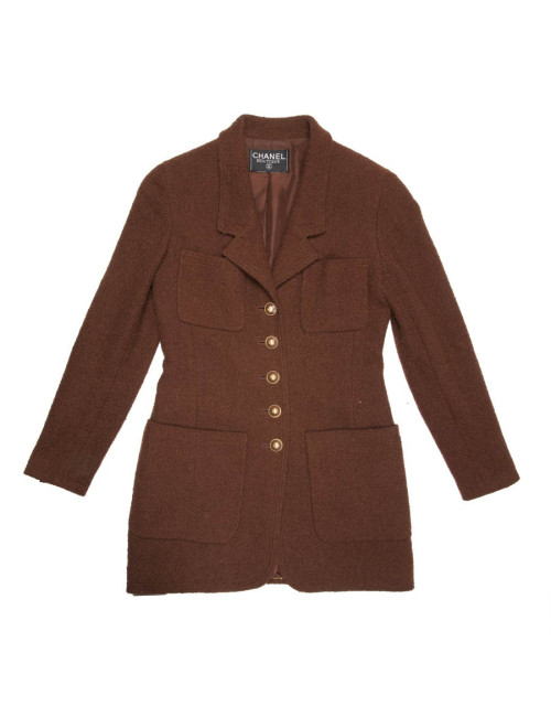 Veste CHANEL T  marron