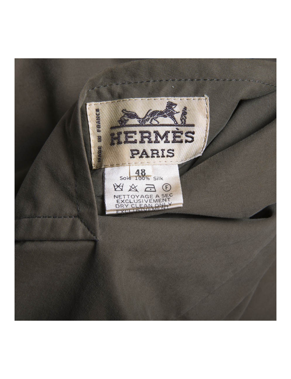 Bombers T48 HERMES soie imprimée reversible