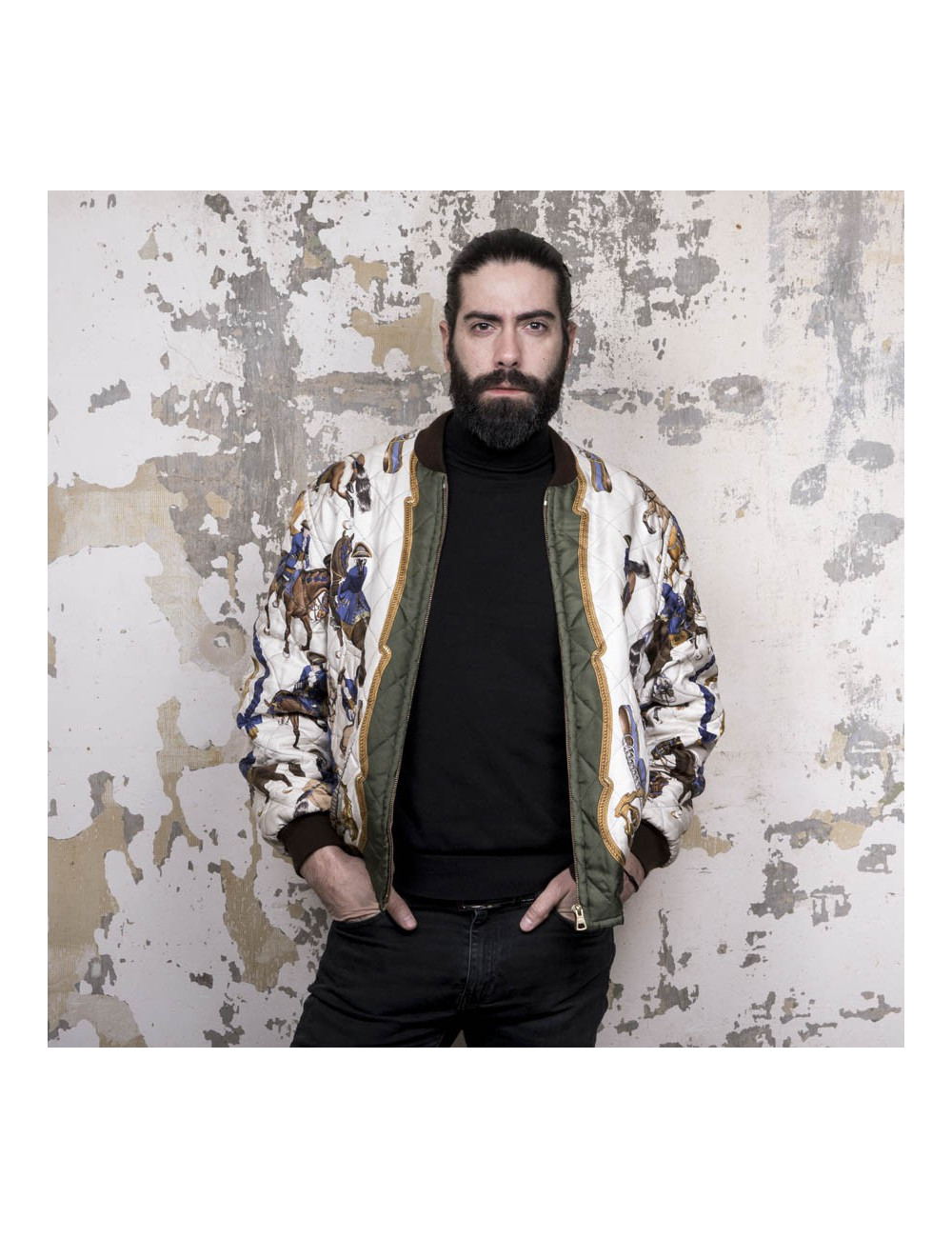  Bombers T48 HERMES soie imprimée reversible