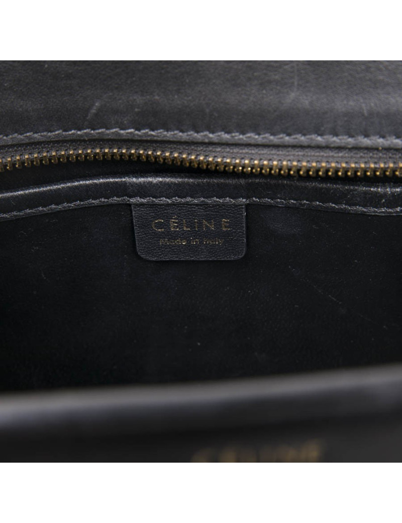 Sac CELINE en python noir