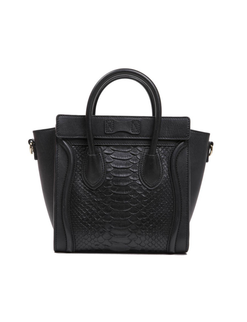 Sac CELINE en python noir