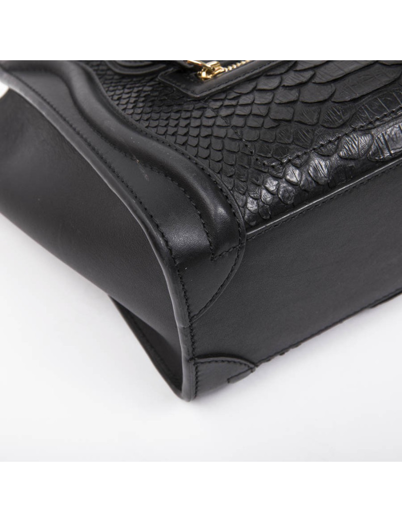 Sac CELINE en python noir