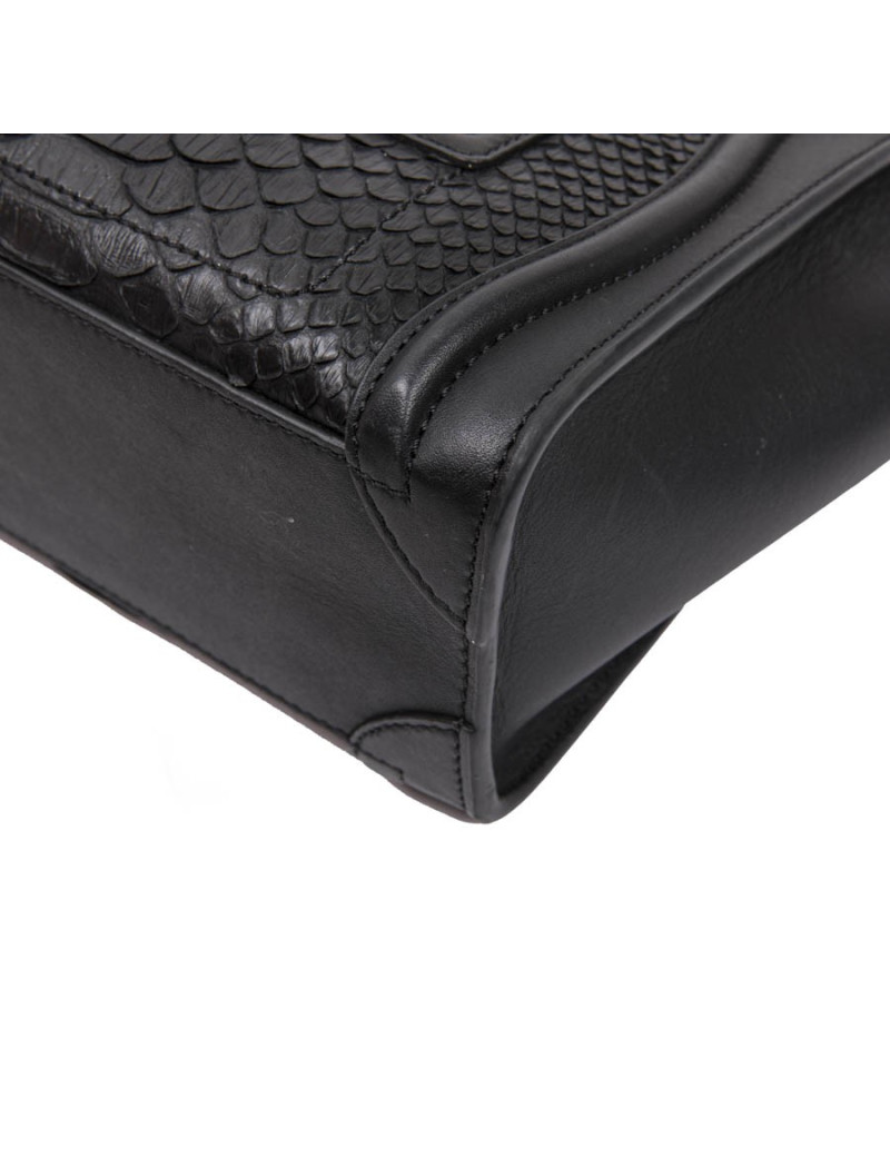 Sac CELINE en python noir