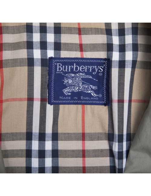 Trench BURBERRY kaki Homme 