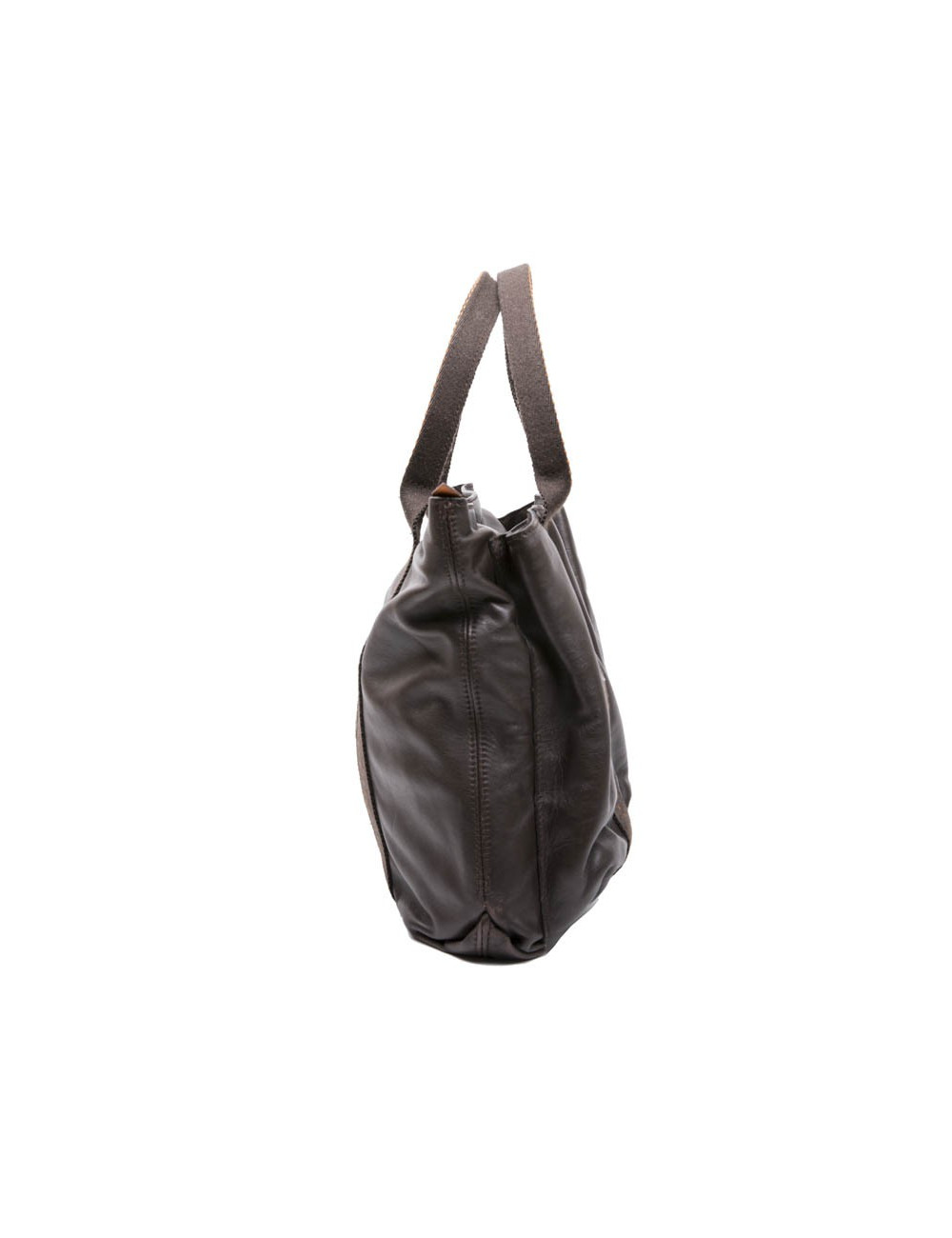 Sac HERMES en cuir marron