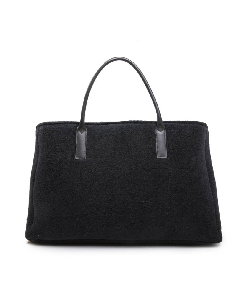 Sac de plage CHANEL GM en éponge "CC"