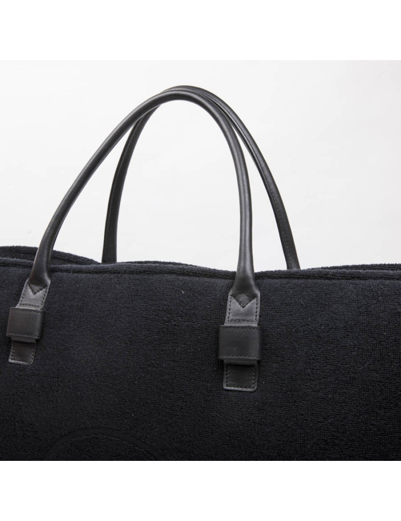 Sac de plage CHANEL GM en éponge "CC"