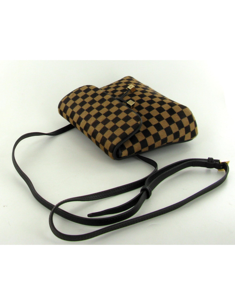 LOUIS VUITTON belt pouch in Damier coated foal leather