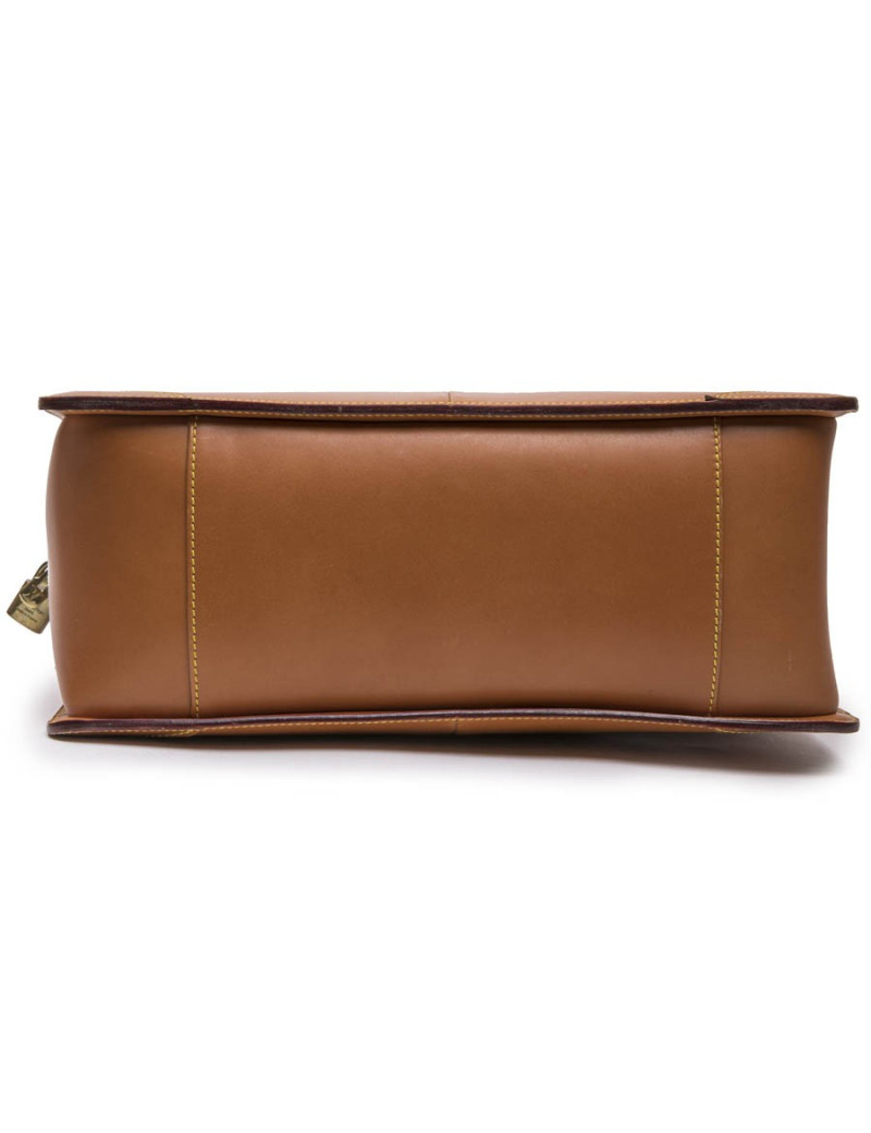 LOUIS VUITTON bag in gold leather