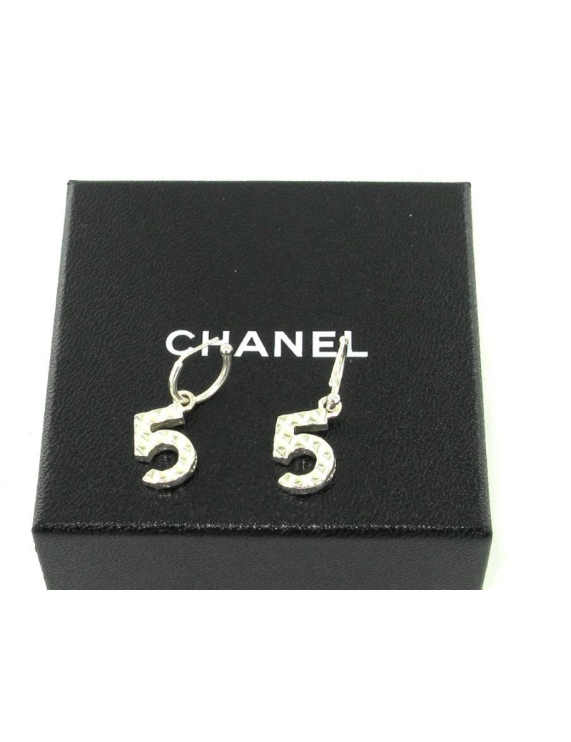 Boucles d'oreille CHANEL "N°5" 