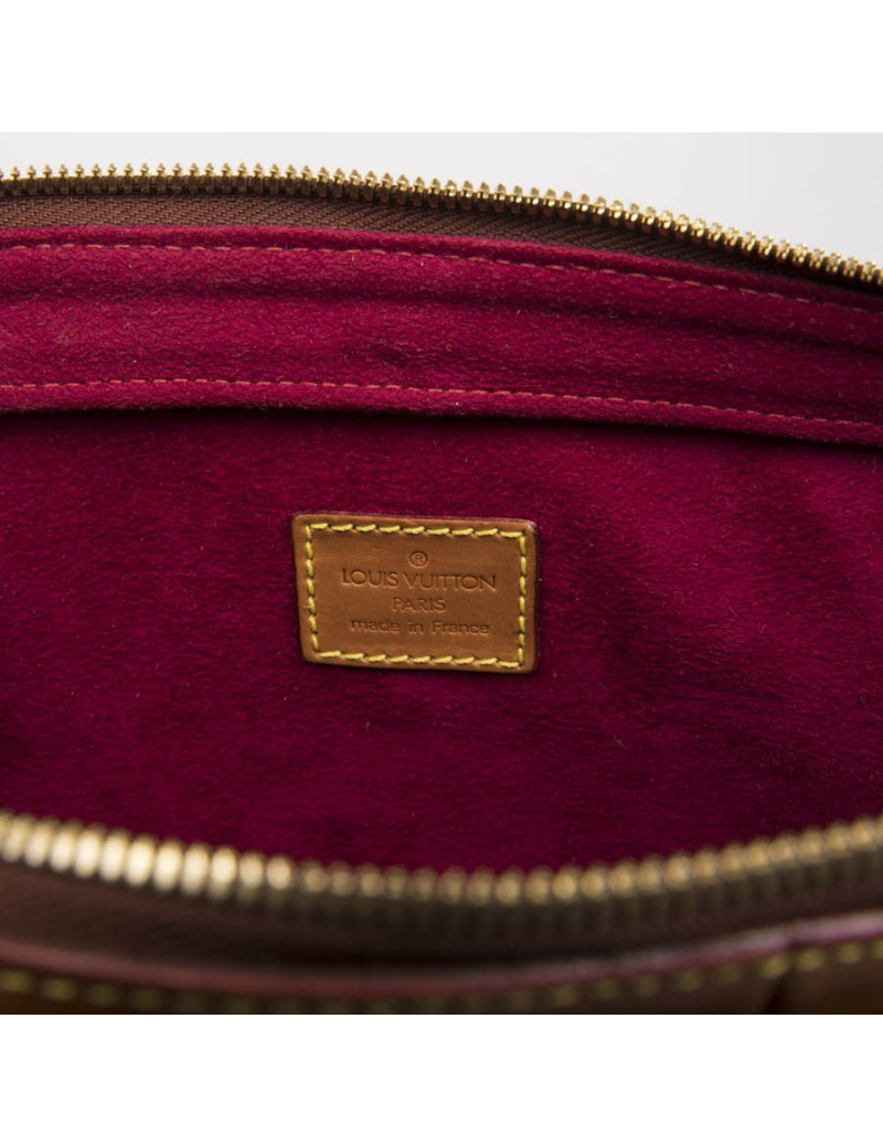 LOUIS VUITTON bag in gold leather