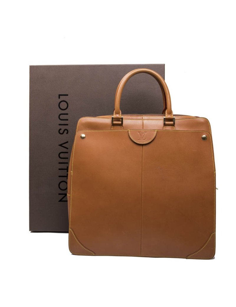 LOUIS VUITTON bag in gold leather