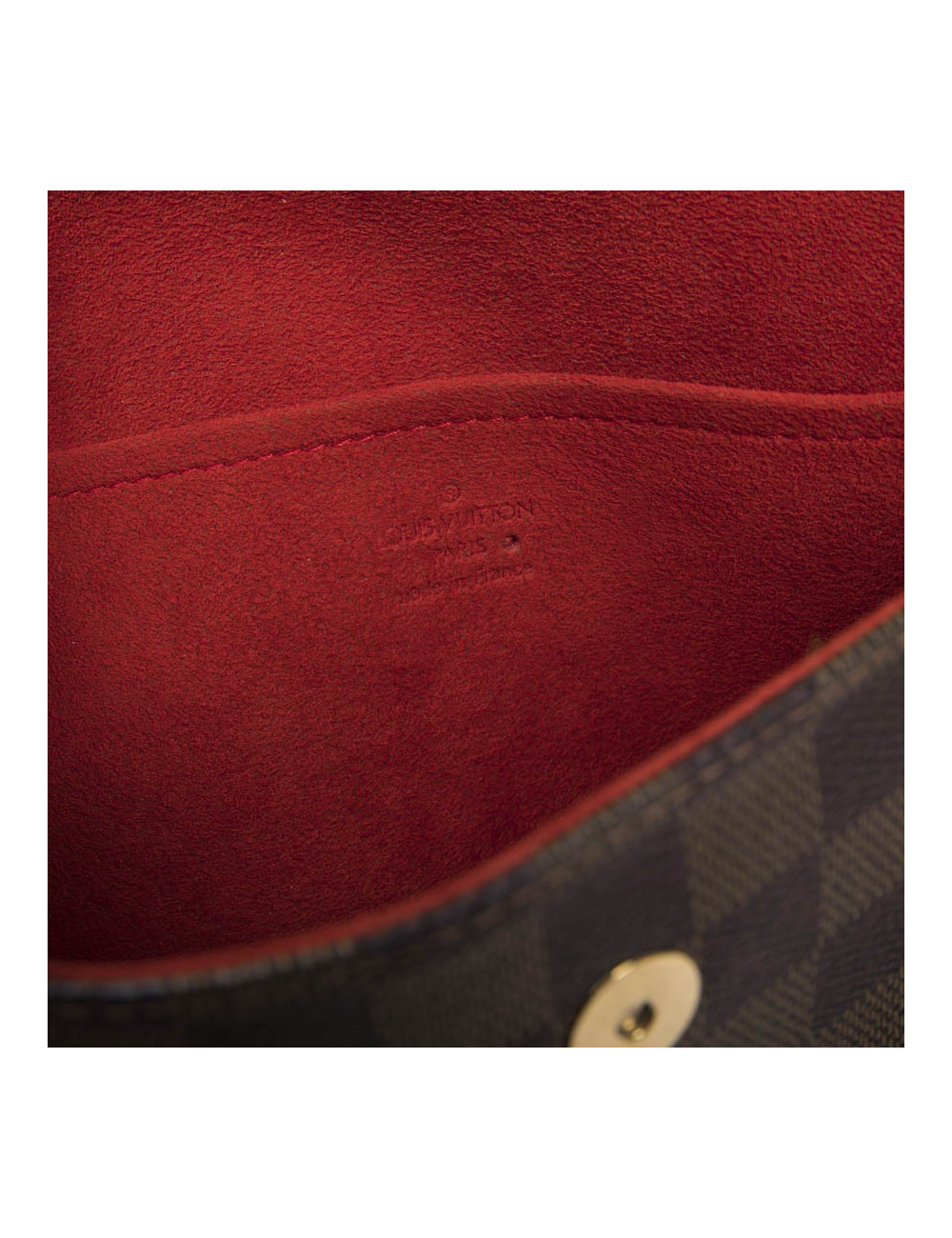 Sac baguette LOUIS VUITTON toile damier