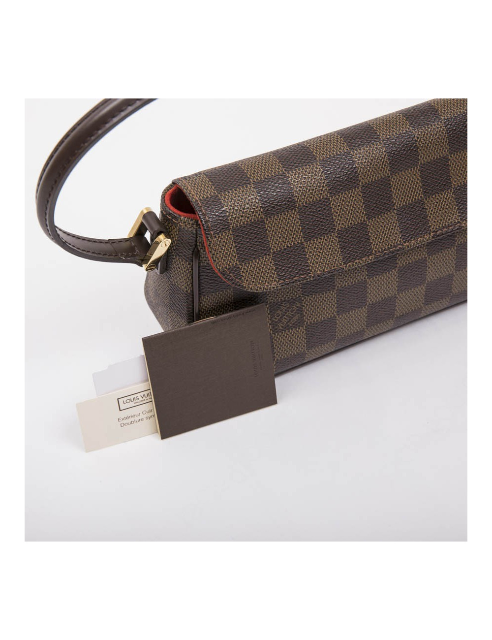 Sac baguette LOUIS VUITTON toile damier